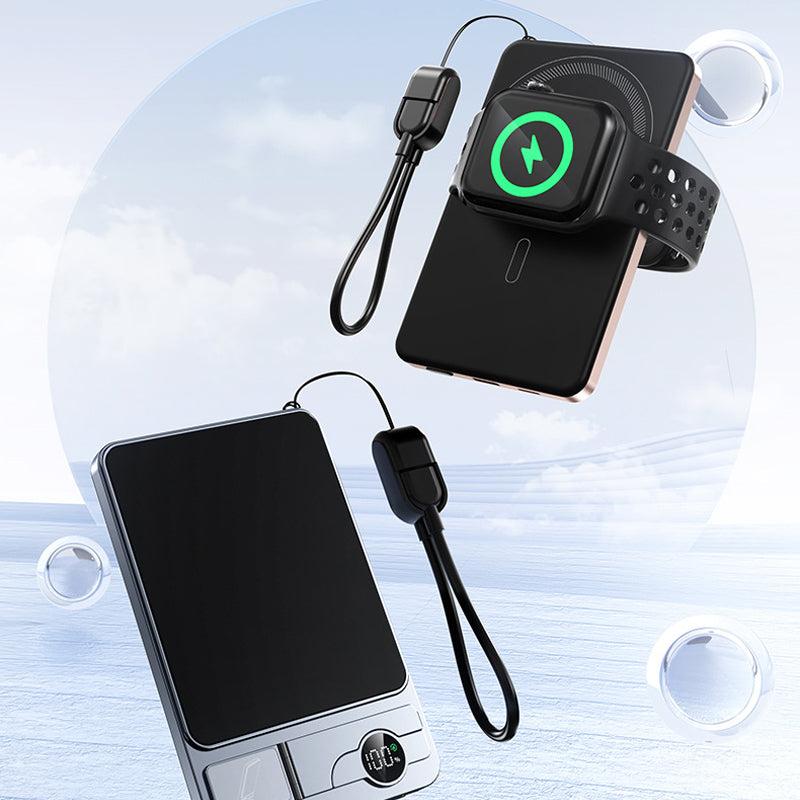 Magnetisk powerbank laddar Apple Watch