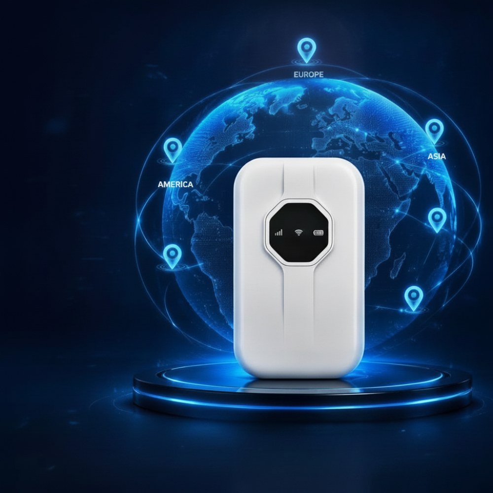 4G WiFi-router med global anslutning för resenärer