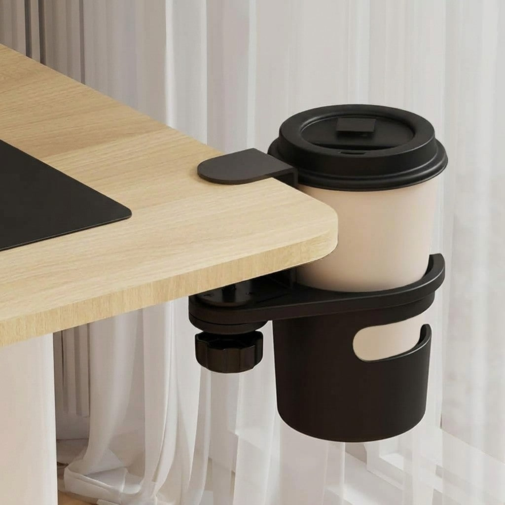 Mugghållare på skrivbordskant, kaffekopp