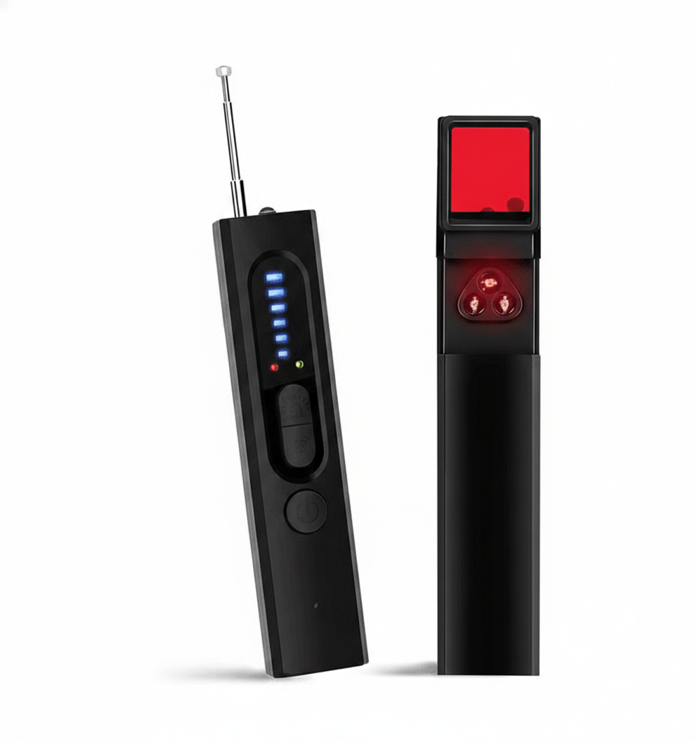RF-signalscanner produktbild studio vit bakgrund