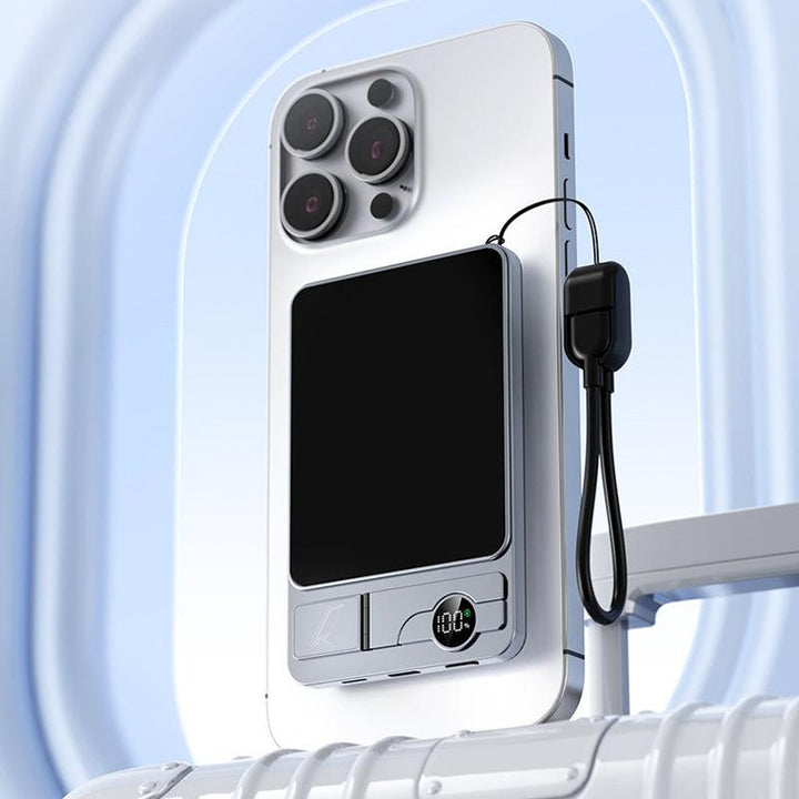 Magnetisk powerbank på bagagehållare