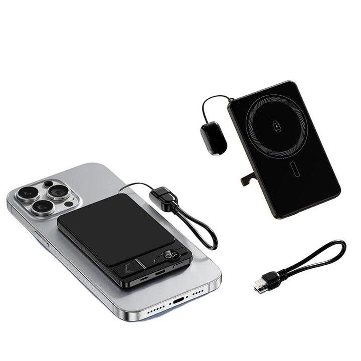 Magnetisk powerbank svart