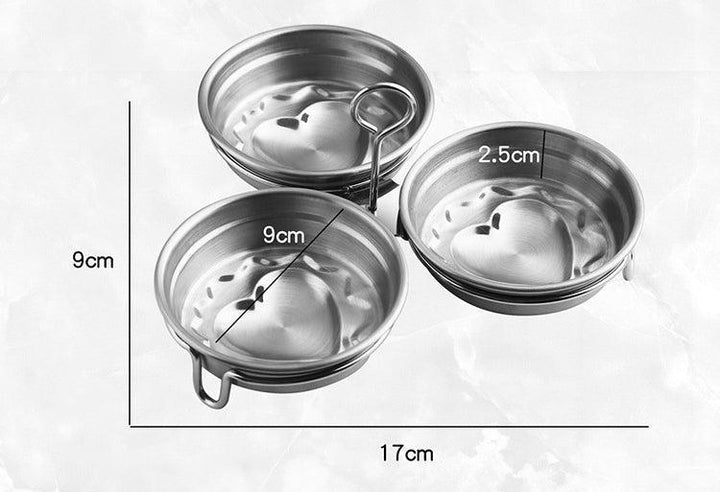 Måttskiss av äggkokare, 17 gånger 9 centimeter