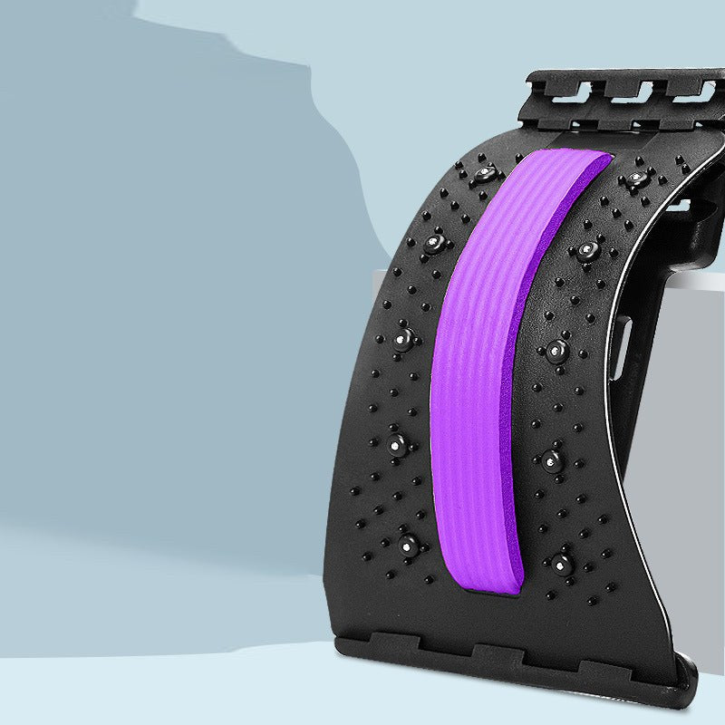 Magnetisk ryggsträckare lila akupunktur terapi