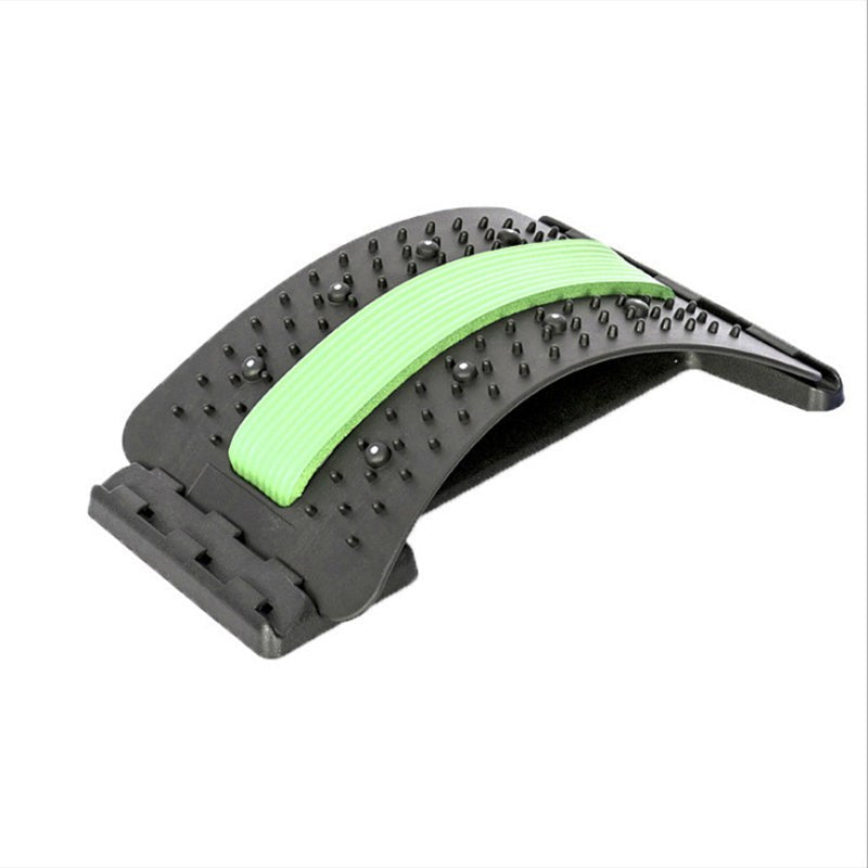 Magnetisk ryggsträckare grön massageapparat