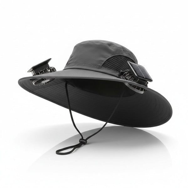 Solcellsdriven Hatt med Inbyggd Kylventilator