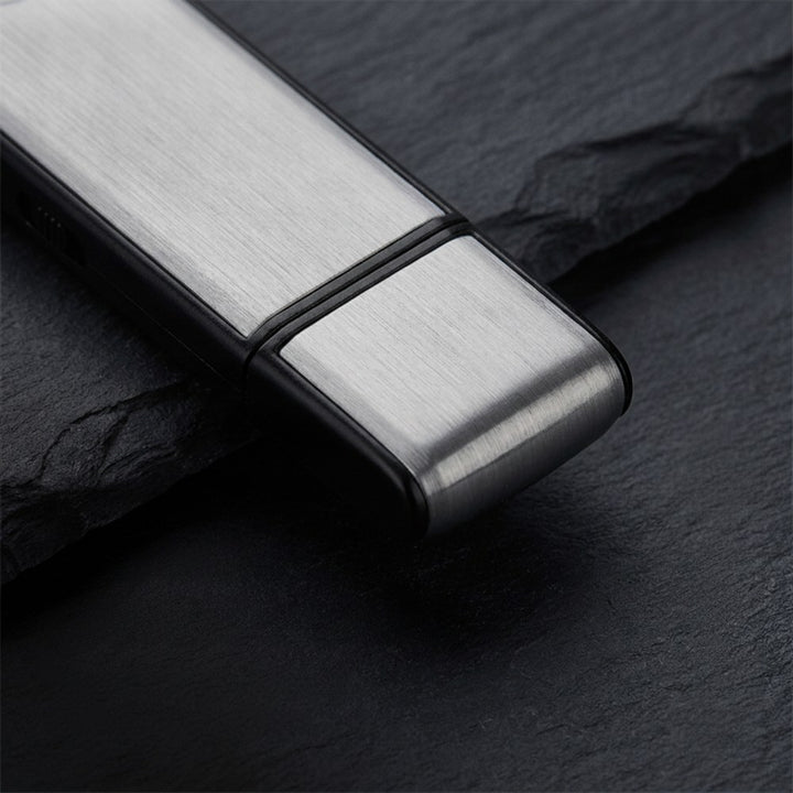 Borstade aluminium detalj USB-röstinspelare